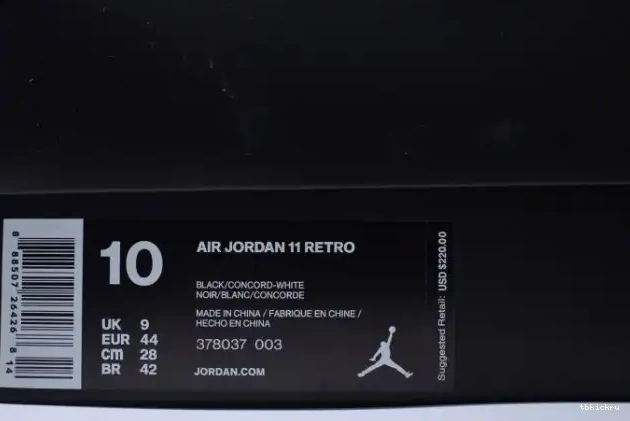 Rep TBkick 11 mens 2016 Air 378037-003 